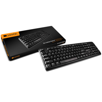 Canyon KB-1 USB cseppálló magyar membrán billentyűzet fekete