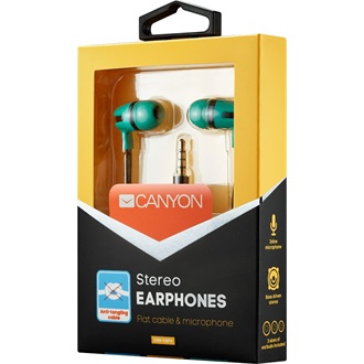 Canyon CNS-CEP4 fülhallgató headset zöld