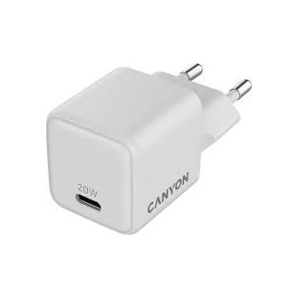 Canyon CU20C 20W univerzális hálózati töltő adapter fehér (GaN)