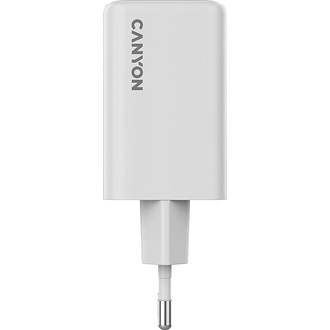 Canyon CU65ACC 65W univerzális hálózati töltő adapter fehér (GaN)