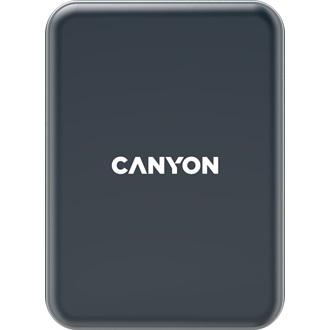 Canyon C-15 15W telefon vezeték nélküli töltő adapter / autós tartó fekete (Qi)