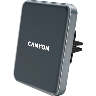 Canyon C-15 15W telefon vezeték nélküli töltő adapter / autós tartó fekete (Qi)