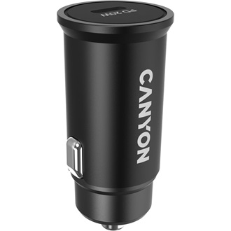Canyon C-20 20W univerzális autós töltő adapter fekete