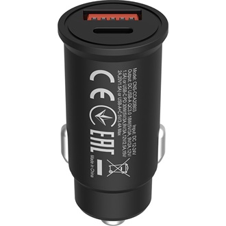 Canyon C-20 30W univerzális autós töltő adapter fekete