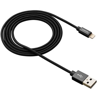 Canyon Charge & Sync MFI Lightning -> USB-A 2.0 M/M adatkábel 1m fekete