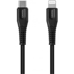 Canyon Charge & Sync MFI Lightning - USB-C M/M adatkábel 1.2m fekete