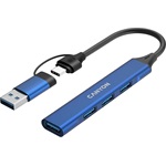 Canyon DS-02 4-portos USB-C/A hub kék