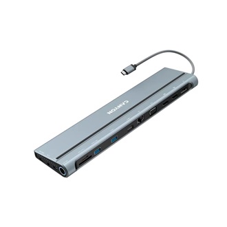 Canyon DS-90 14-in-1 14-port 100W USB-C dokkoló szürke