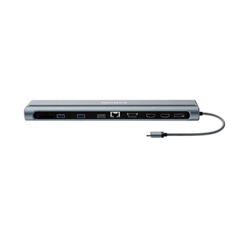 Canyon DS-90 14-in-1 14-port 100W USB-C dokkoló szürke