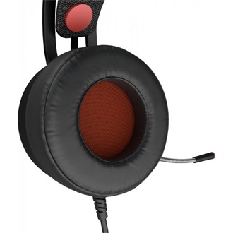 Canyon GH-8A Interceptor gaming fejhallgató headset fekete-narancssárga