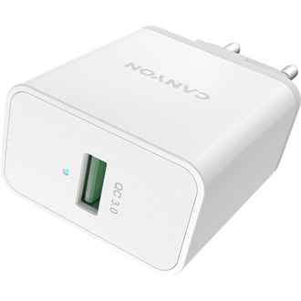 Canyon H-24 24W univerzális hálózati töltő adapter fehér (QC3.0)