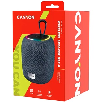 Canyon HEXAGON 10 IPX5 2500mAh vízálló 1.0 hangszóró fekete-zöld