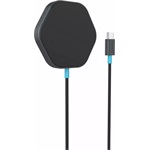 Canyon HEXAGON 110 15W univerzális vezeték nélküli töltő adapter szürke-kék (Qi)