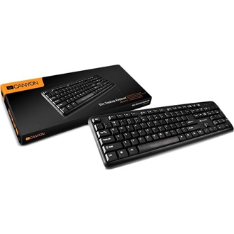 Canyon KB-W01 vezeték nélküli összehajtható magyar membrán billentyűzet fekete