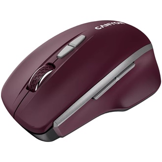 Canyon MW-21 optikai vezeték nélküli egér (Burgundy Red) piros