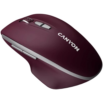 Canyon MW-21 optikai vezeték nélküli egér (Burgundy Red) piros