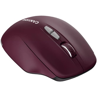 Canyon MW-21 optikai vezeték nélküli egér (Burgundy Red) piros