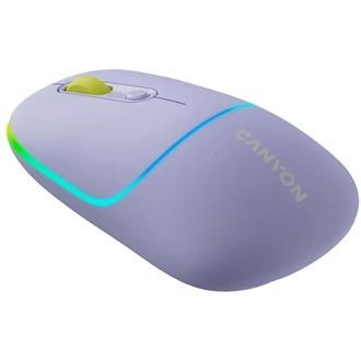 Canyon MW-22 optikai Bluetooth / vezeték nélküli egér lila (Mountain Lavender)