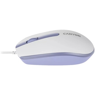 Canyon M-10 optikai USB egér fehér-lila
