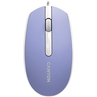 Canyon M-10 optikai USB egér lila-szürke