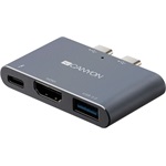 Canyon MacBook Thunderbolt 3 Multiport Dockibng Station 3-in-1 3-port Thunderbolt 3 Dual Port dokkoló szürke