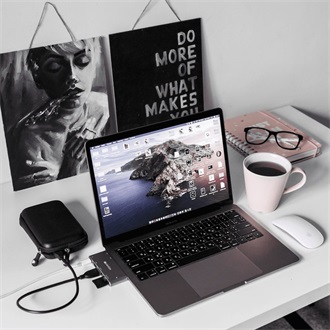 Canyon MacBook Thunderbolt 3 Multiport Dockibng Station 5-in-1 5-port Thunderbolt 3 Dual Port dokkoló szürke