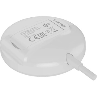 Canyon OnCharge 105 15W univerzális vezeték nélküli töltő adapter fehér (Qi2)