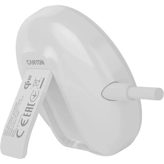 Canyon OnCharge 105 15W univerzális vezeték nélküli töltő adapter fehér (Qi2)