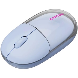Canyon OnClick 24 optikai Bluetooth / vezeték nélküli egér kék-átlátszó