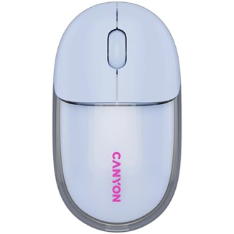 Canyon OnClick 24 optikai Bluetooth / vezeték nélküli egér kék-átlátszó