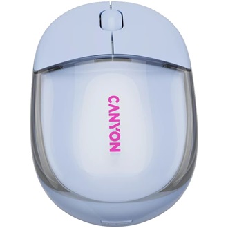 Canyon OnClick 24 optikai Bluetooth / vezeték nélküli egér kék-átlátszó