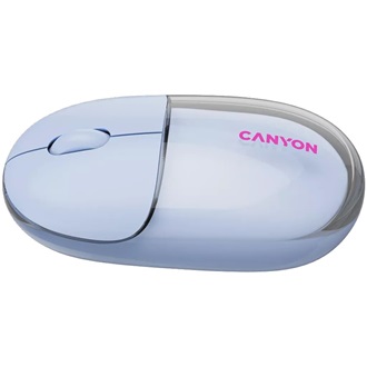 Canyon OnClick 24 optikai Bluetooth / vezeték nélküli egér kék-átlátszó