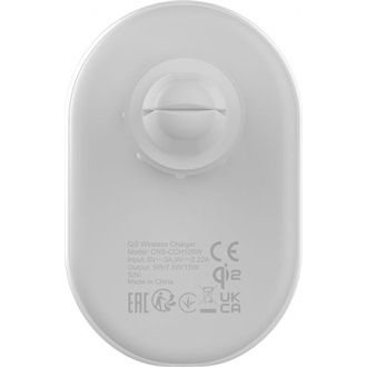 Canyon OnGrip 105 15W univerzális vezeték nélküli töltő adapter / autós tartó fehér (Qi2)