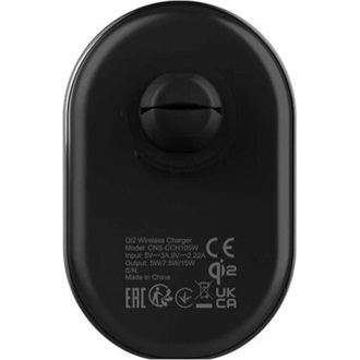 Canyon OnGrip 105 15W univerzális vezeték nélküli töltő adapter / autós tartó fekete (Qi2)