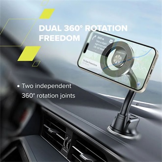 Canyon OnGrip 12 Magnetic telefon autós tartó műszerfalra / szélvédőre fekete