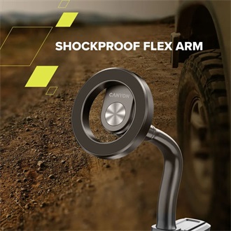 Canyon OnGrip 12 Magnetic telefon autós tartó műszerfalra / szélvédőre fekete