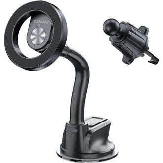 Canyon OnGrip 12 Magnetic telefon autós tartó műszerfalra / szélvédőre fekete