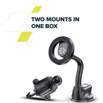 Canyon OnGrip 12 Magnetic telefon autós tartó műszerfalra / szélvédőre fekete