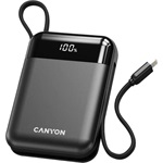 Canyon OnPower 104 10000mAh powerbank fekete
