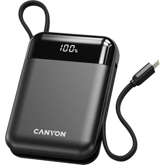 Canyon OnPower 104 10000mAh powerbank fekete