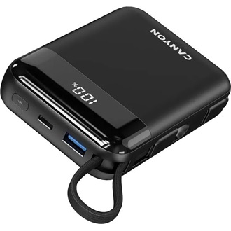 Canyon OnPower 104 10000mAh powerbank fekete