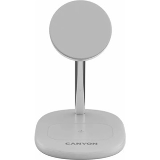 Canyon OnPower 205 15W univerzális vezeték nélküli töltő adapter fehér (Qi2)