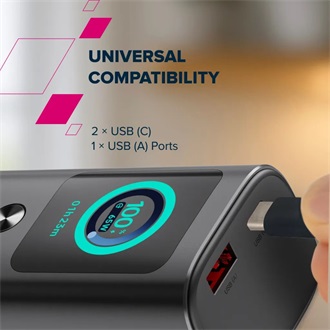 Canyon OnPower 265 20000mAh LiPo powerbank szürke