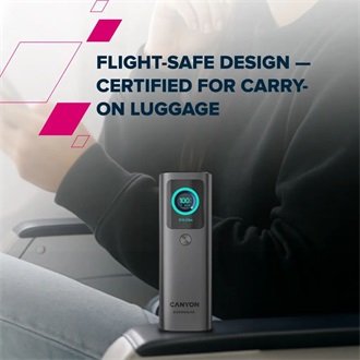 Canyon OnPower 265 20000mAh LiPo powerbank szürke