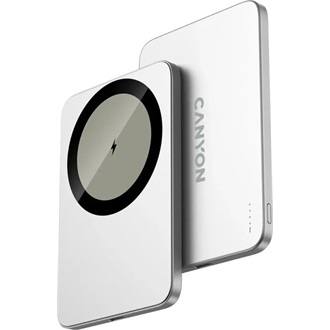 Canyon OnPower 503 Air 3000mAh powerbank fehér-ezüst