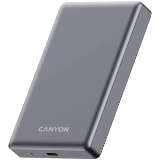 Canyon OnPower 510 Slim Magsafe 10000mAh LiPo powerbank szürke