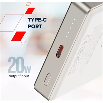 Canyon OnPower 510 Slim Magsafe 10000mAh LiPo powerbank szürke
