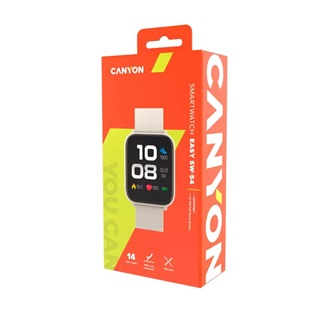 Canyon Smart Watch EASY SW-54 okosóra barna (Beige) IP68