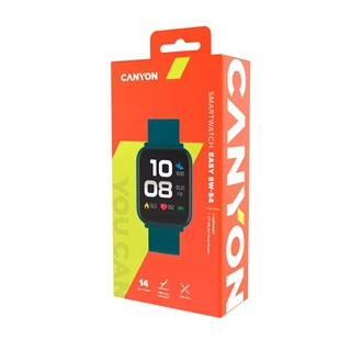 Canyon Smart Watch EASY SW-54 okosóra zöld IP68