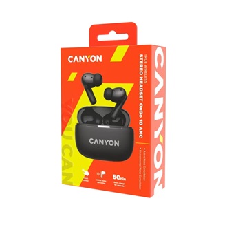 Canyon TWS-10 True Wireless fülhallgató headset fekete